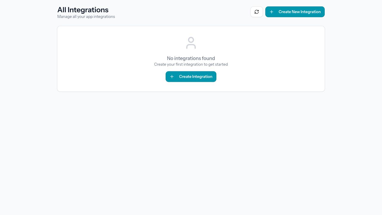 The Numi automation integrations surface showing connected workflow destinations.